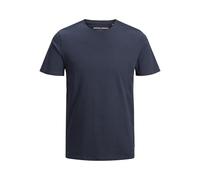 Camiseta con cuello redondo de algodón orgánico Hombre Talla S. Color Azul