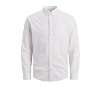 Jack & Jones Jjeoxford Shirt L/S S21 Noos, Camisa Hombre, Blanco, M