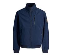 JACK & JONES Jjeparker Softshell Bomber Sn, Azul Marino, M