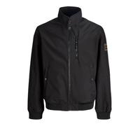 JACK & JONES Jjeparker Softshell Collar Bomber Sn PLS, Talla Grande, Negro, 4X_l