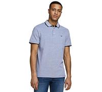 JACK & JONES Jjepaulos Polo Ss Noos, Hombre, Azul (Bright Cobalt Detail: Slim Fit), X-Large