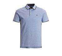 JACK & JONES Jjepaulos Polo Ss Noos, Hombre, Azul (Bright Cobalt Detail: Slim Fit), X-Large