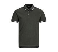 Jack & Jones Jjepaulos Polo Ss Noos Pls Camisa de polo, Hombre, Forest Night Detail:play 1, 5XL Grande