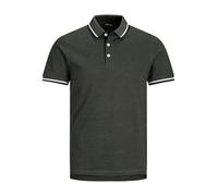 Jack & Jones Jjepaulos Polo Ss Noos Pls Camisa polo, Hombre, Verde Oscuro, XXL