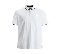 Jack & Jones Jjepaulos Polo Ss Noos Pls Camiseta, Hombre, White Detail:ps, 6XL