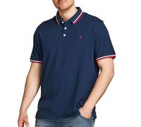 Jack & Jones Jjepaulos Polo Ss Noos Pls Camiseta tipo polo, Hombre, Navy Blazer, XXL Grande