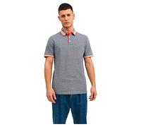 Jack & Jones Jjepaulos Polo Ss Noos Polo, Hombre, Gris, S