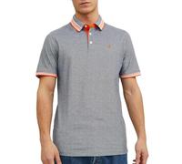 Jack & Jones Jjepaulos Polo Ss Noos Polo, Hombre, Gris, S