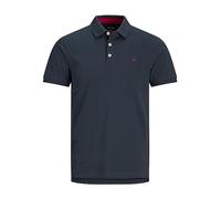 JACK & JONES Jjepaulos Polo Ss Noos, Polo Hombre, Navy Blazer/Tonal/True Red/Slim, S