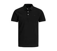 Jack & Jones Jjepaulos Polo Ss Noos Polo, Hombre, Negro, S