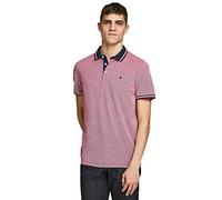 Jack & Jones Jjepaulos Polo Ss Noos Polo, Hombre, Rio Red Detail:slim Fit, XS