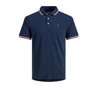 JACK & JONES Jjepaulos Ss Plus Polo, Hombre, Navy Blazer, 5XL