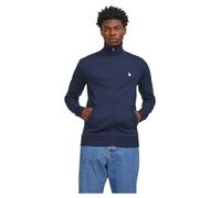 JACK & JONES Sudadera Hombre con Cremallera Logo Sudadera con Cremallera, Azul Marino, S