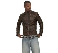 JACK & JONES Jjerichard Leather Jacket Noos Chaqueta de Cuero, Color marrón, XS Hombres