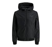 Jack & Jones Jjeseam Jacket Hood Noos Chaqueta con capucha, Black, S Hombre