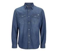 JACK & JONES Jjesheridan Shirt L/s, Camisa vaquera Hombre, Azul (Medium Blue Denim Fit: Slim), XX-Large