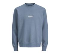 JACK & JONES Jjesoho Sudadera con Cuello Redondo Noos, Blue Mirage., M
