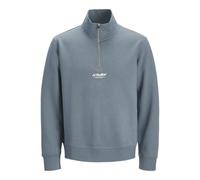 JACK & JONES Jjesoho Sudadera Quarter Zip Hn Noos JNR, Blue Mirage, 164 Hombre, Blue Mirage, 164
