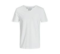 JACK & JONES Jjesplit Neck camiseta SS Camiseta, Cloud Dancer, L para Hombre