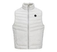 Jack & Jones Jjesprint Collar Noos Chaleco Acolchado para Hombre, Gris Glaciar. Detalles: Contraste Castlerock, XS