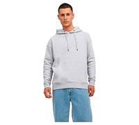 Jack & Jones Jjestar Basic - Sudadera con Capucha para Hombre, Gris Claro, S