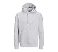 JACK & JONES Jjestar Basic Sweat Hood Sudadera con Capucha, Gris Claro, M para Hombre