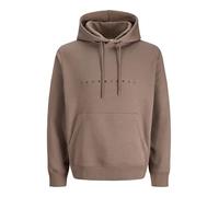 JACK & JONES Jjestar JJ Sudadera con Capucha Noos PLS, Talla Grande, Halcón, 6XL