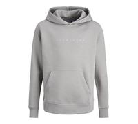 JACK & JONES Jjestar JJ Sweat Hood Noos Jnr Sudadera con Capucha, Ultimate Grey, 140 para Niños