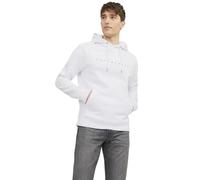 JACK & JONES Jjestar Jj Sweat Hood Noos, Sudadera con capucha Hombre, Blanco, S