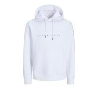 JACK & JONES Sudadera 'JJEStar' negro / blanco XS negro / blanco