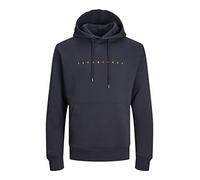 JACK & JONES Jjestar Jj Sweat Hood Noos, Sudadera con capucha Hombre, Marine, XL