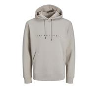 JACK & JONES Jjestar Jj Sweat Hood Noos, Sudadera con capucha Hombre, Moonbeam, XS
