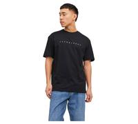 Camiseta de cuello redondo jjestar Hombre Talla M. Color Negro