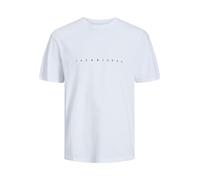 Jack & Jones Jjestar Jj Tee Ss Noos Camiseta, Hombre, Blanco, L