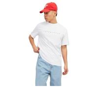 Jack & Jones Jjestar Jj Tee Ss Noos Camiseta, Hombre, Blanco, XL