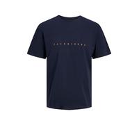 Jack & Jones Jjestar Jj Tee Ss Noos Camiseta, Hombre, Dark Navy, XXL