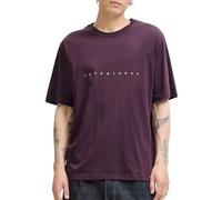 JACK & JONES Jjestar JJ tee SS Noos, Plum, S