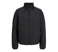 JACK & JONES Jjestate - Chaqueta acolchada con cuello acolchado para hombre, Negro, 4XL
