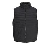 JACK & JONES Chaleco acolchado JJESTATE negro | XL