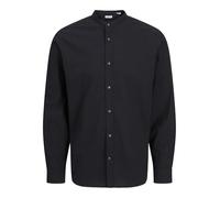 JACK & JONES Jjesummer-Camiseta con Banda Camisa de Manga Larga, Negro, M Hombres