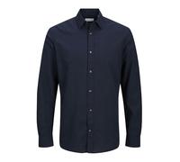 JACK & JONES Jjesummer Camiseta LS Sn Camisa de Manga Larga, Azul Marino, M Hombres