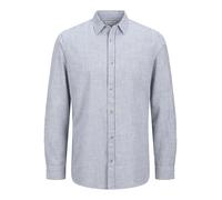 JACK & JONES Jjesummer Camiseta LS Sn Camisa de Manga Larga, Infinity/Detail:Stripe, M Hombres