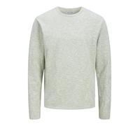 JACK&JONES JJESUMMER Knit Crew Neck SN, Iceberg Green/Detail:w. White, M