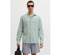 Jack & Jones Jjesummer Linen Blend Shirt L/S Sn XL Verde