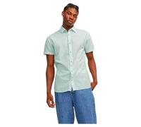 JACK & JONES Jjesummer Linen Shirt SS Sn Camisa de Manga Larga, Soothing Sea, XL para Hombre