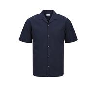 JACK & JONES Jjesummer Resort SS Sn-Camiseta Camisa de Manga Corta, Azul Marino, S para Hombre