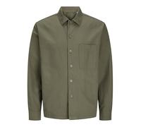 Jack & Jones JJEURBAN Edge LS SN - Camiseta para Hombre, Noche de Oliva, M