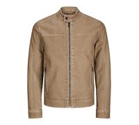 JACK & JONES Jjewarner Washed Pu Jacket Noos, beige, M