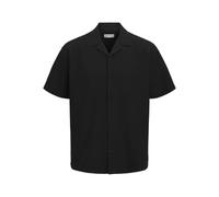 Jack & Jones Jjglobal Waffle Resort Shirt SS, Negro, S Hombres