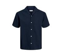 JACK & JONES Jjguru - Camisa monocromática AOP Resort Ss para hombre, Lino vaquero desteñido, L